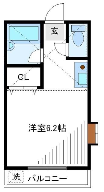 パインレーブ 101号室 間取り