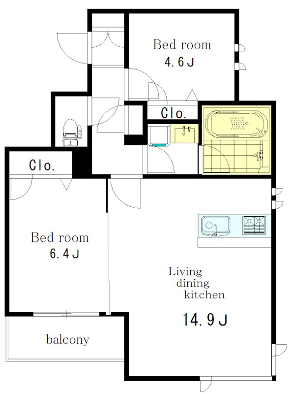 エスポワール吉祥寺 301号室 間取り