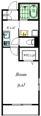 SUZUKAN RESIDENCE　下北沢（スズカンレジデンス） 103号室 間取り