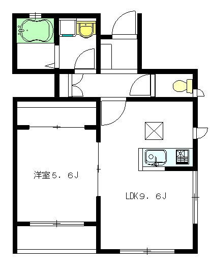 シーサーハウス 102号室 間取り