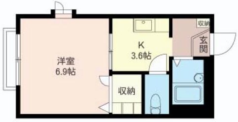 201号室 間取り