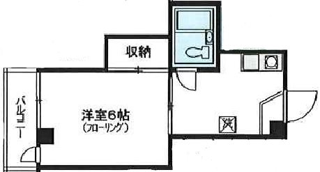 アパートメント横田Ⅱ 203号室 間取り