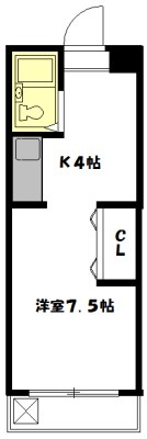 メゾンホワイト 103号室 間取り