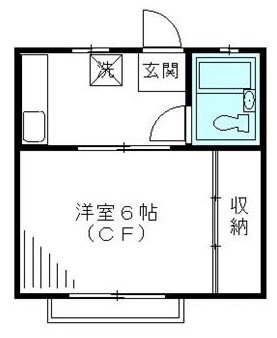 グリーンタウン緑町Ａ 103号室 間取り