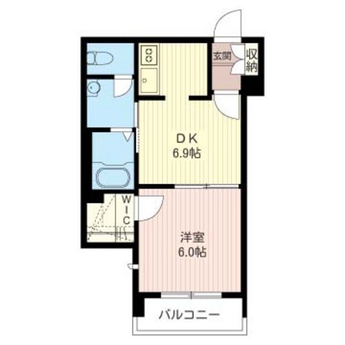 プライムガーデン 103号室 間取り
