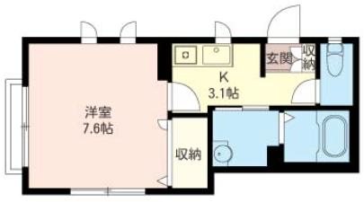 メゾンド阿佐ヶ谷 202号室 間取り