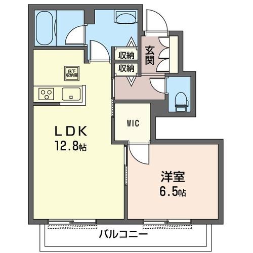ベル　ルミエール 103号室 間取り