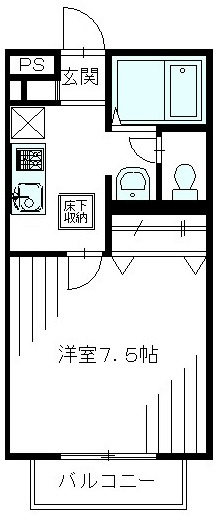 ヒルズトレビ 215号室 間取り