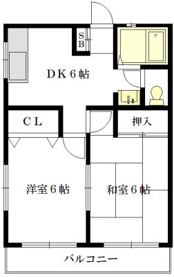 ハウスＵ 202号室 間取り