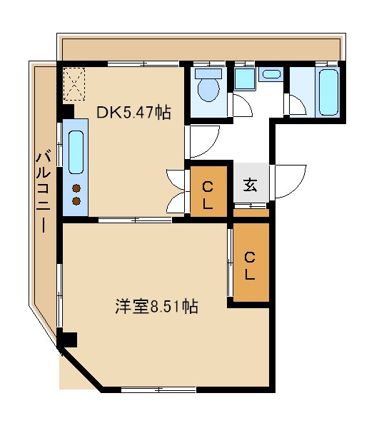 クレスト北沢 301号室 間取り