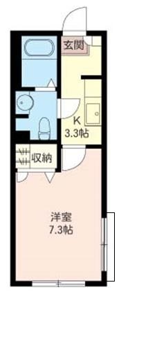 La Poire宮前 201号室 間取り