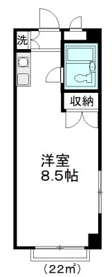 ドゥボナー 201号室 間取り