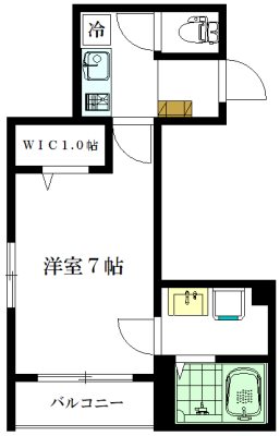 エスポワールメゾン 203号室 間取り