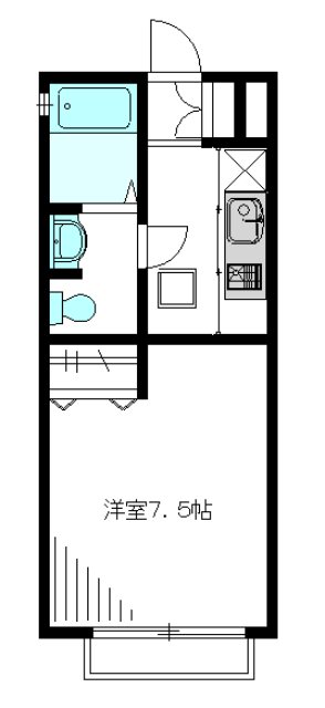 ローズハイツ 303号室 間取り