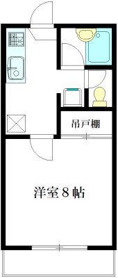 アルベールハセガワ 202号室 間取り