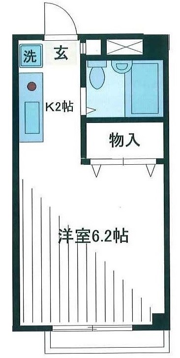 アスティオン駒場 201号室 間取り