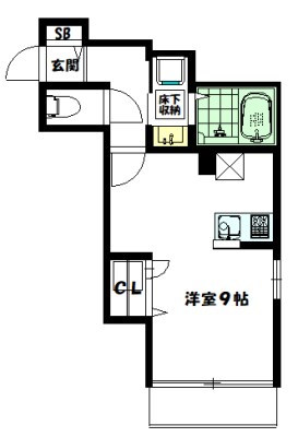 ハウゼ代沢 102号室 間取り