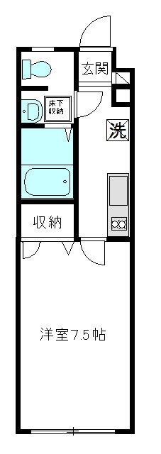 ハートランド 103号室 間取り
