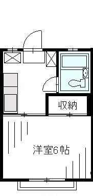 鷺宮ラピーネ 103号室 間取り