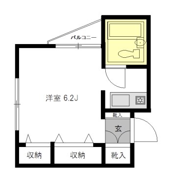 ポルトゥ・ボヌール 102号室 間取り