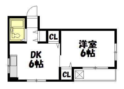 テム下北沢 301号室 間取り