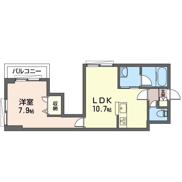 スペース下北沢 202号室 間取り