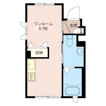 シャルマンシャンプル 101号室 間取り