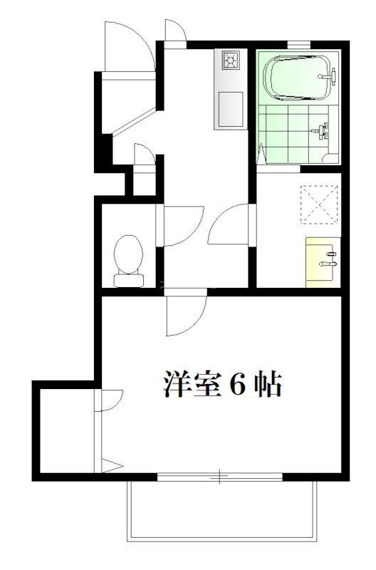 コスモス光が丘　Ｂ 103号室 間取り