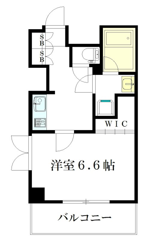 ヴォール浜田山 406号室 間取り