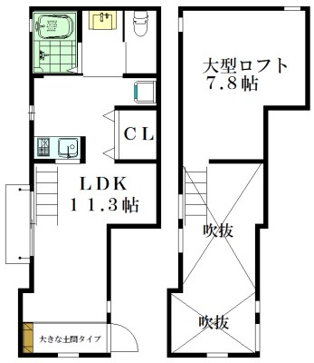 アビトア千石 103号室 間取り
