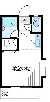 パインレーブ 201号室 間取り