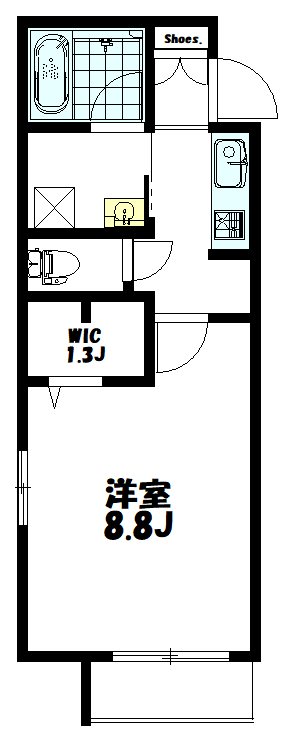 プルミエール 301号室 間取り