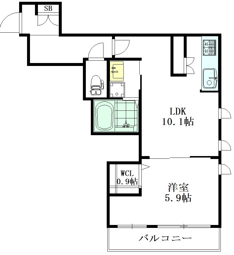 メゾングリオット 302号室 間取り