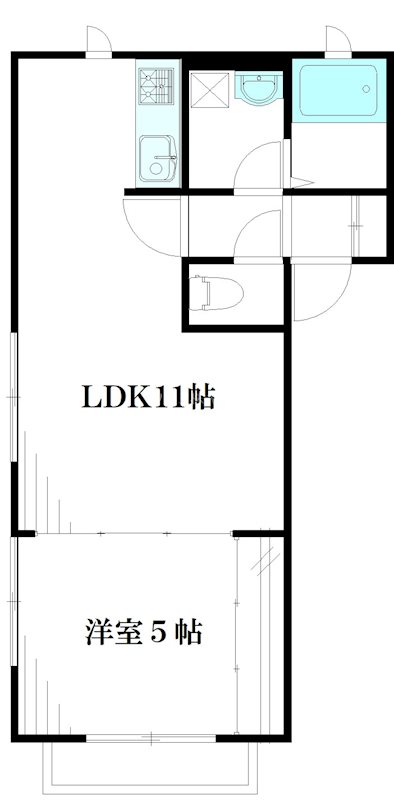 マグノーリア S-１号室 間取り