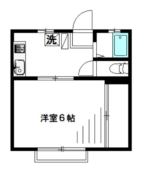 ルポー荻窪 102号室 間取り