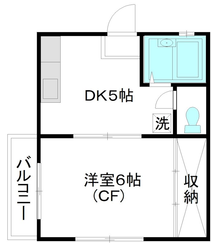 ビュー観翠Ｂ 202号室 間取り
