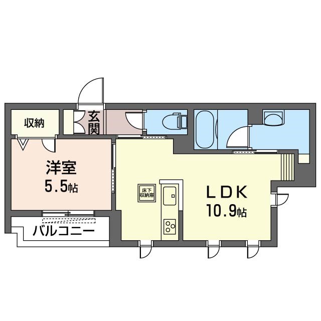 Refiant（レフィアント） 301号室 間取り