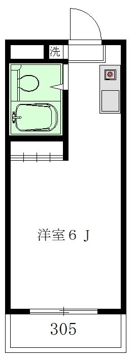 マリオン高円寺 305号室 間取り