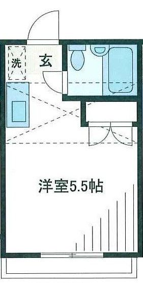 コスモスハイム 102号室 間取り