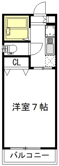 スプリングハイム浜田山 103号室 間取り