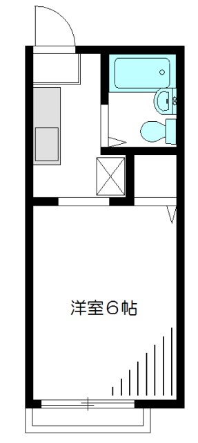 FLAT243（フラット243） 203号室 間取り