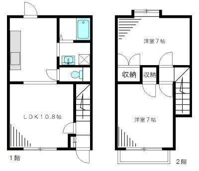 ピュア赤羽台 A号室 間取り