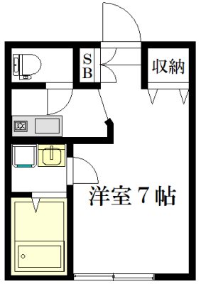 プラージュ荻窪 104号室 間取り