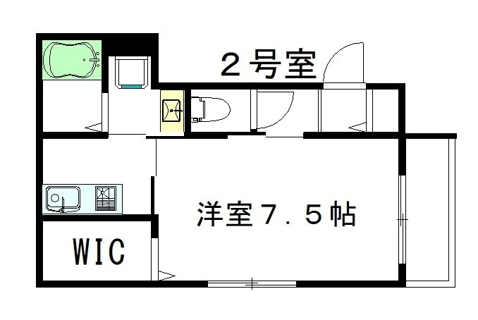 Raffine　1（ラフィーヌ） 202号室 間取り