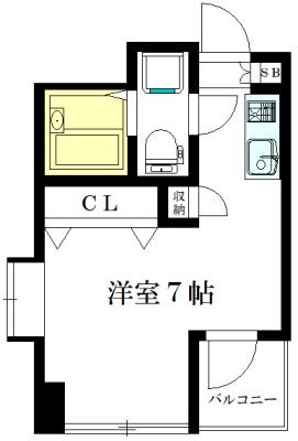三鷹レジデンスあそ　 501号室 間取り