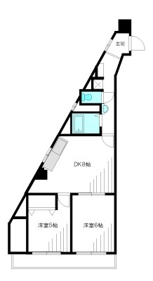COMFORT（コンフォート） 403号室 間取り