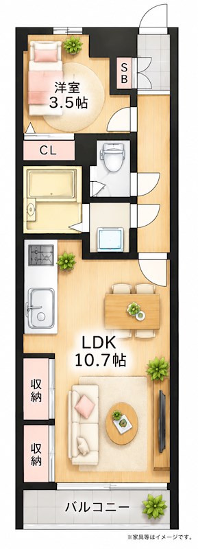 シルバーパレス方南町 303号室 間取り