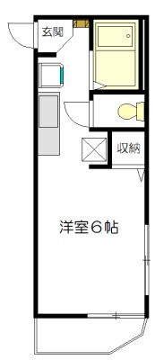 ステラーⅠ  103号室 間取り