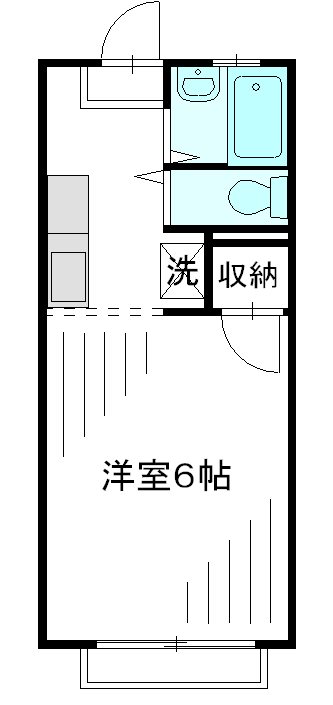 カメリア 105号室 間取り