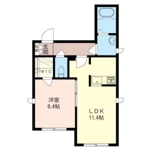 Coral（コーラル） 101号室 間取り